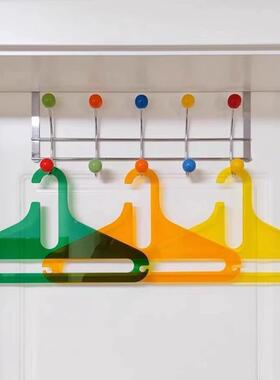 力衣架Z04-1服装店纳ins风网红收挂衣撑高克级感北欧风彩色透明衣