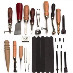 116新起工点8皮革具套diy工手皮具手缝套装皮革手工套装艺10款1件