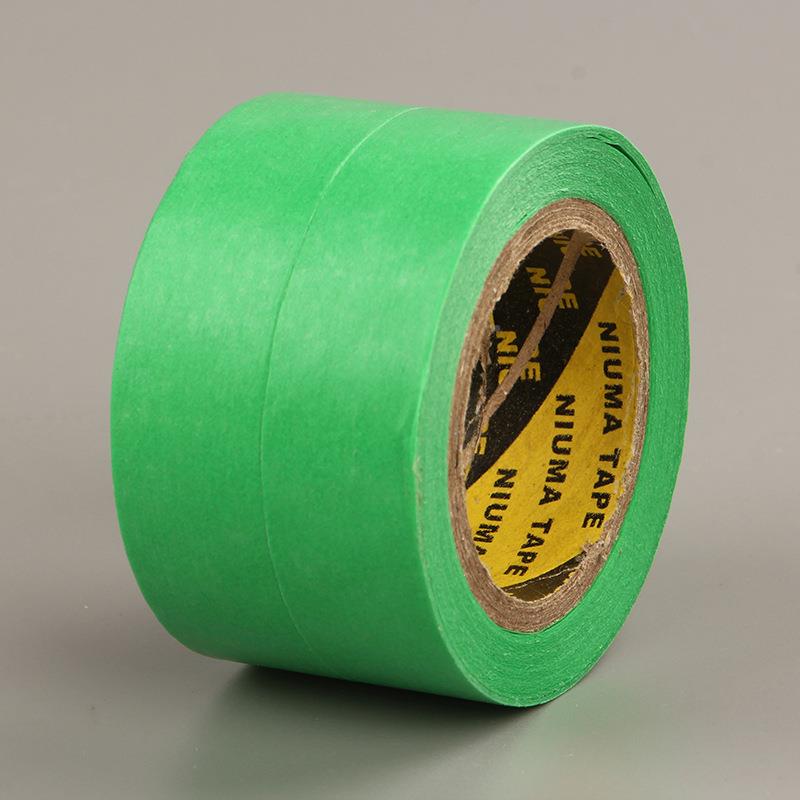 家直供LRV美纹纸分胶厂带装修纸保护膜色纸遮蔽膜美缝贴绿色和纸