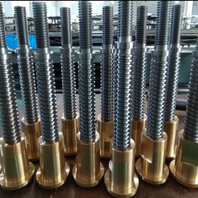 定做各种材质梯形丝杆不锈钢T型丝杠t形螺.丝螺母螺杆