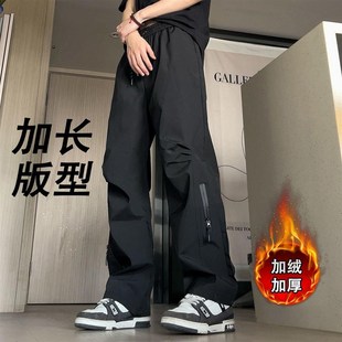 180伞兵裤 户外加绒加厚机能裤 190cm185 男高个子秋冬季 加长冲锋裤