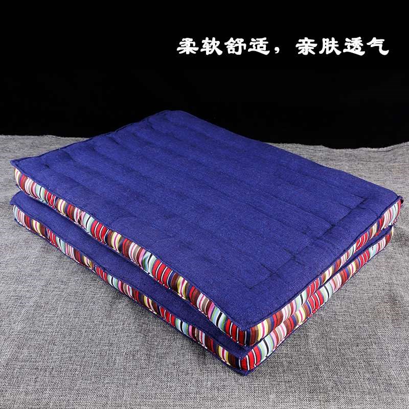打坐垫家用跪拜垫禅修垫静坐禅垫便携拜折叠佛垫子蒲团坐垫加厚款