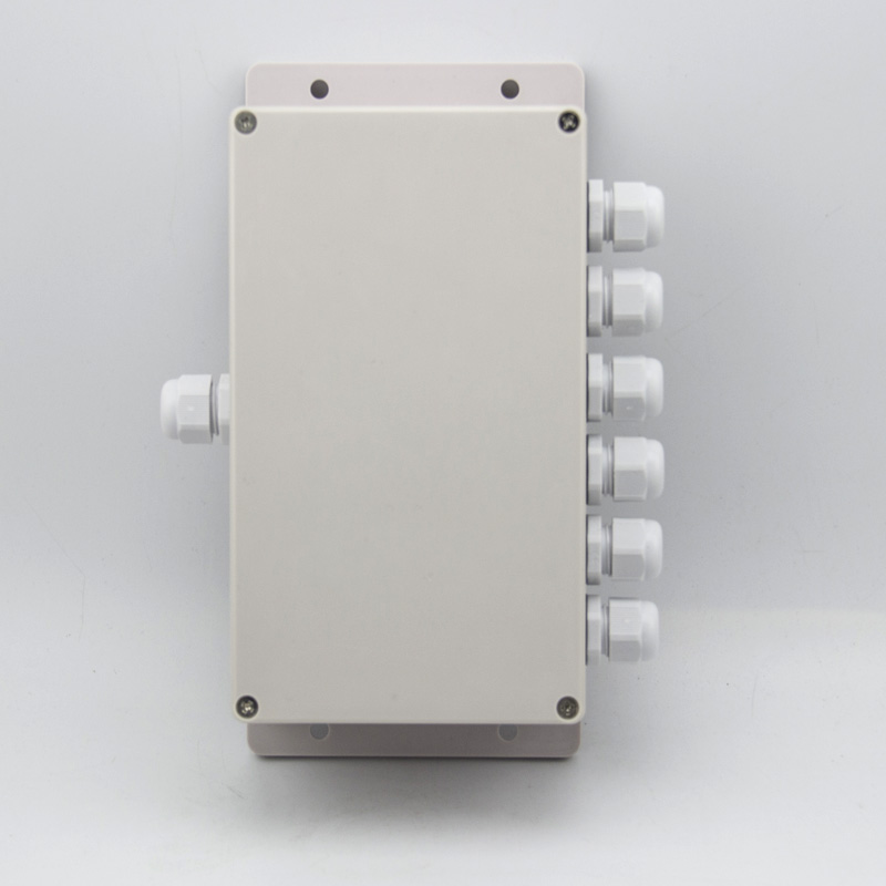一进六出接线盒户外防水端子盒20位端子排6进一出汇流盒30a端子台