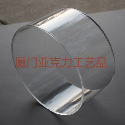 亚克力空心圆柱展台 圆形底座 摆件展示台装饰摆件高透明古董展示