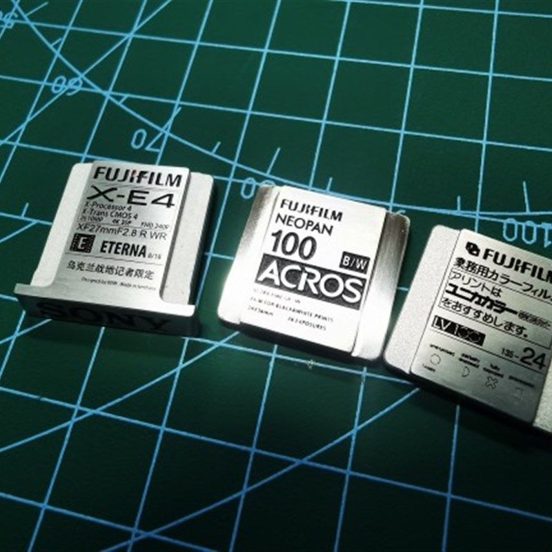 定制适用于富士XE4 X100V XT3ii二代XT4 XS10相机热靴水平仪盖