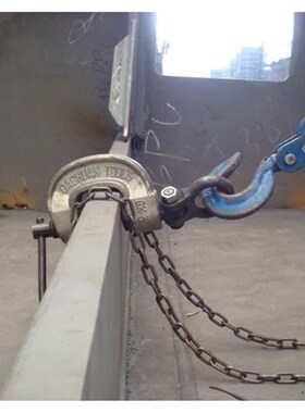 大连造船厂QK型槽钢卡具夹具吊运卡兰起吊卡具大船工具吊大船卡兰