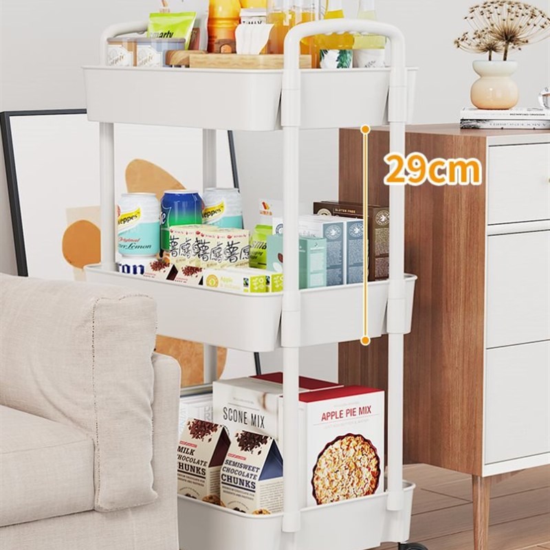 美容院专用小推车美容车三层理发店美发美甲手推工具车收纳置物架