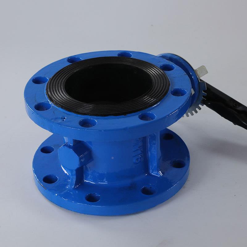 手柄法兰蝶阀D4228蝶1-16Q软夹密封阀法兰蝶阀手柄X蝶阀货厂家现