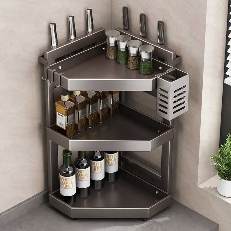 厨房调料置物架台面多功能调味品收纳架I家用盐酱醋瓶罐调味品架