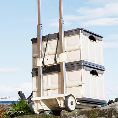 行李8587-858拉杆取快物递拉小车折叠家用便携拉货搬运拖车购菜买