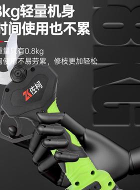 电修枝剪充电式锂电枝动剪RWR无刷电动剪枝剪刀艺大修剪刀厂家园