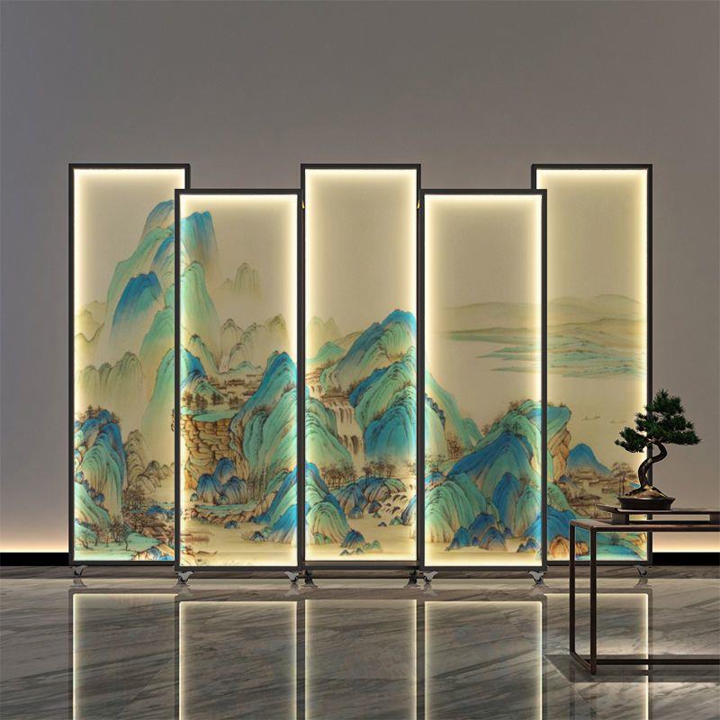 千里江山图座屏新中式摆