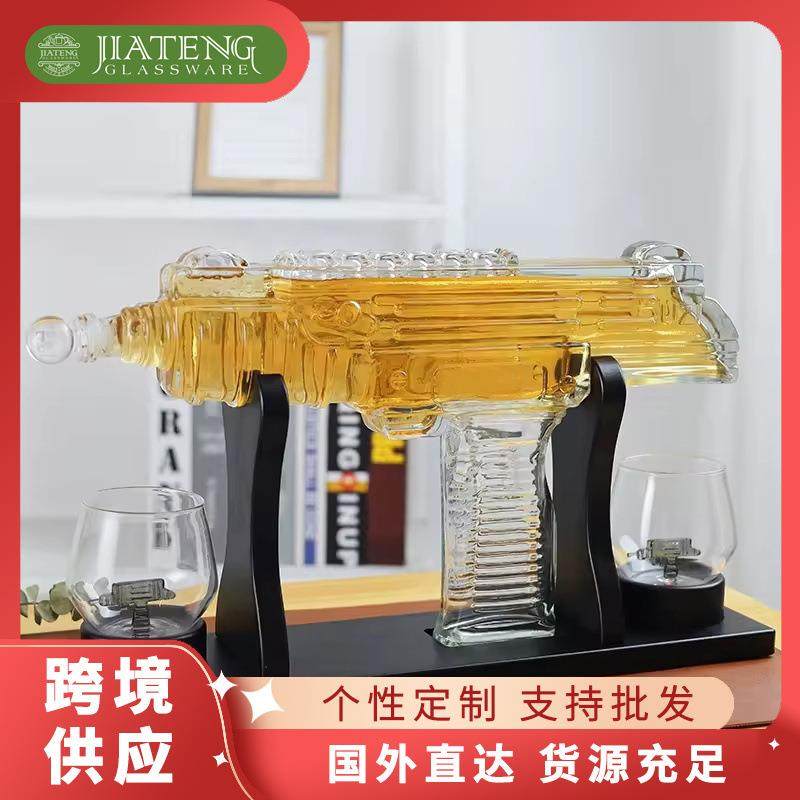 威士忌酒器厂威士忌醒家生产意异创形分酒器跨境高醒颜红酒瓶摆值