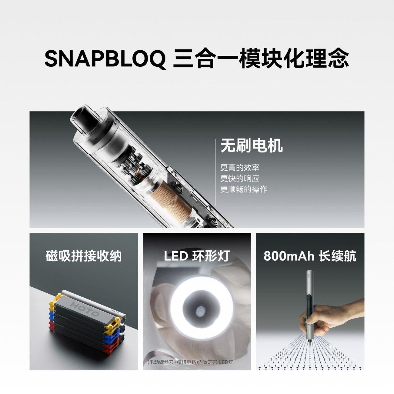 HOTO小猴SNAPBLOQ电动螺
