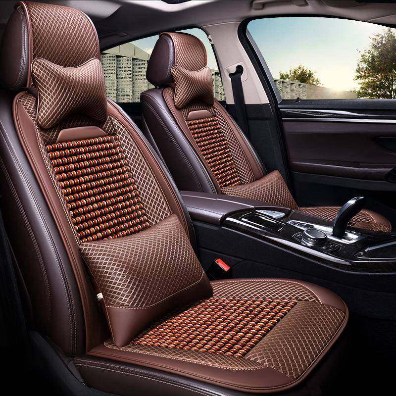 木珠夏季单汽车坐垫摩透气珠轿子车185座垫四季片通用按凉垫车用