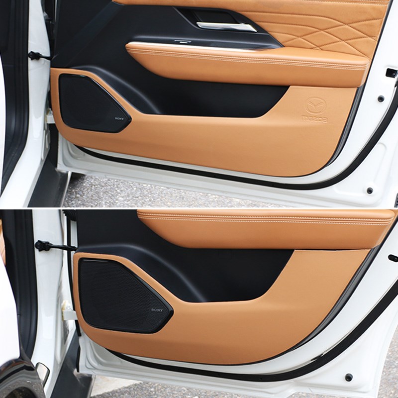 适用于马自达ez6车门防踢垫y内饰改装防踢防刮皮革防护贴车内用品