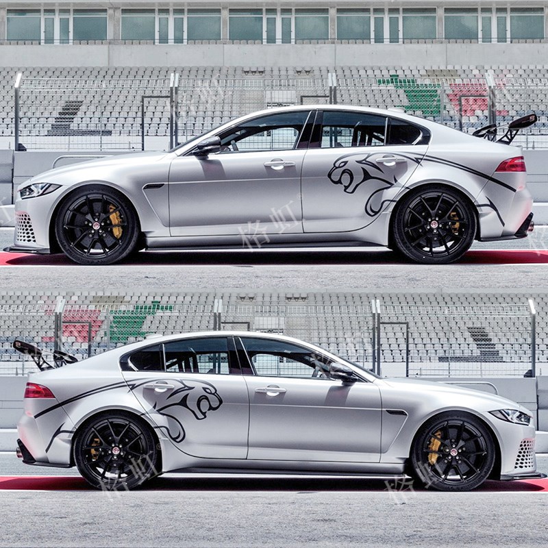 适用于捷豹XE车贴拉花XEL XFL XJ个G性改装引擎盖车身SV装饰贴纸X