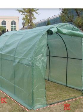 隧XUI道式暖房温植花绿房保棚园艺防雨大棚
