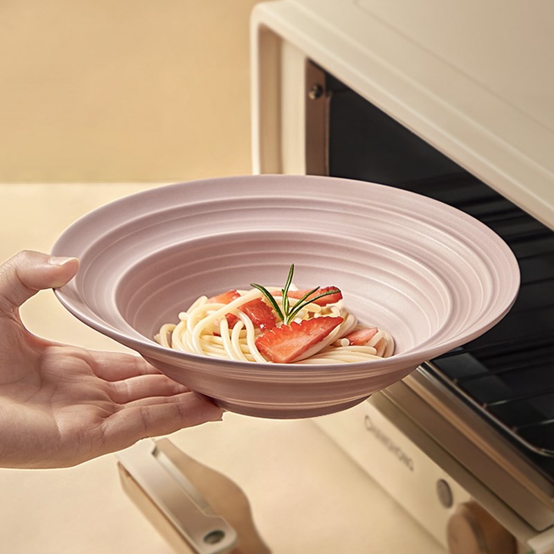 奶油风碗碟套装家用l2024新款釉下彩餐具乔迁碗筷组合高级感碗盘