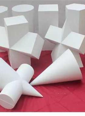 石膏几何体美术教室生教美具术教学教画材素描写具写生石膏几WM-1