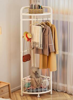 转帽角衣架落地置卧室简易拐角挂衣服物架家FEQ用入户门衣挂架子