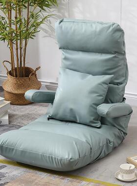 现代简约懒沙发榻叠榻米折FUY椅人床上款靠背飘窗护腰椅扶手喂奶