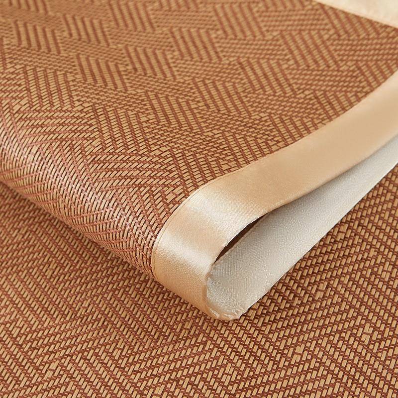 冰丝藤席2夏05新款2家用凉cp-kmn-席可折叠学生宿舍单人席子草凉