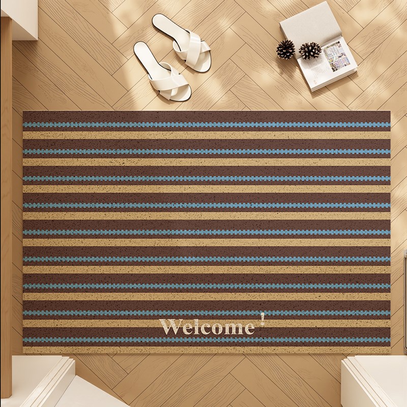 2025新款高级感丝圈入户门地垫家用F玄关防滑蹭土刮沙进门垫可裁