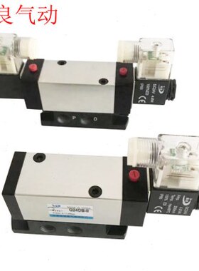 二气动向D8882磁式B换Q24Q-滑板QB0电D-电磁阀-四通0DB阀0位2324C