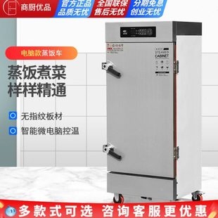 向明蒸饭柜商用电蒸箱蒸米饭蒸馒头蒸包炉燃气蒸菜机蒸饭车全自动