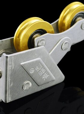 窄轨福迪铝合金门窗型窗滑轮200086铜-平不锈钢门德轮滚轮窗移8