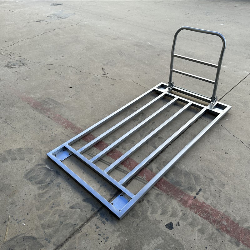 平板车方管车拉货搬运车载重王大号折叠手推车推货车(车架子)