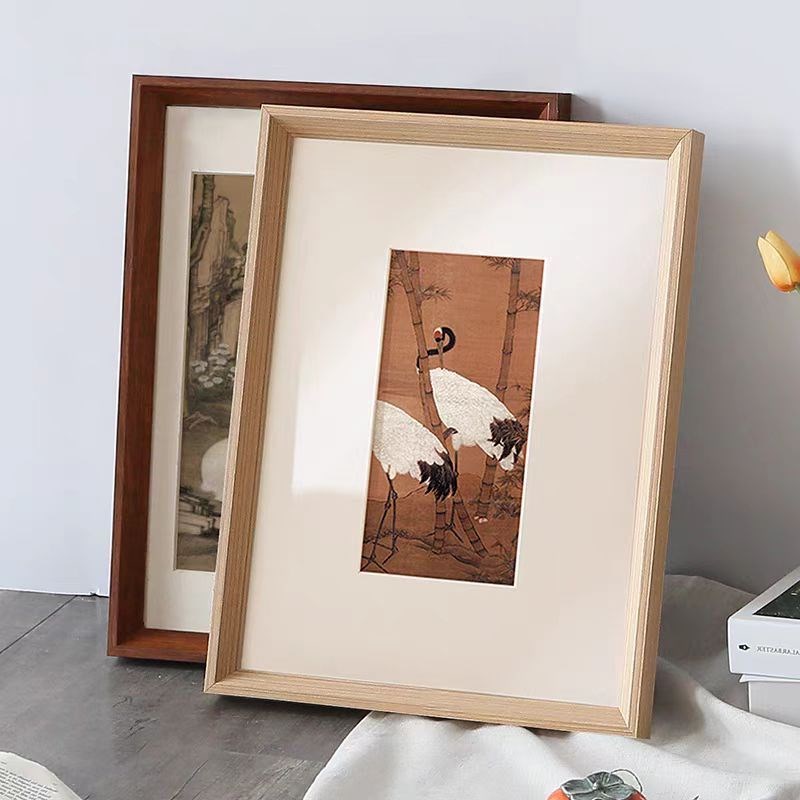 拼图框木质实木相框裱框画框装裱海报框定制挂墙相框1000片拼图