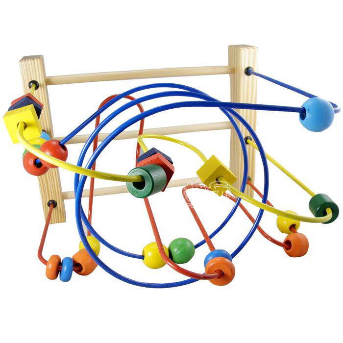 特大绕珠串珠婴儿童益智小孩玩具1-3岁宝宝礼物女孩男童玩具绕珠