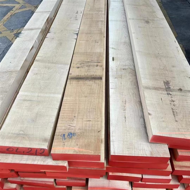 欧洲枫木实木毛料家具材板料 餐桌家具定制 DIY木制工艺品