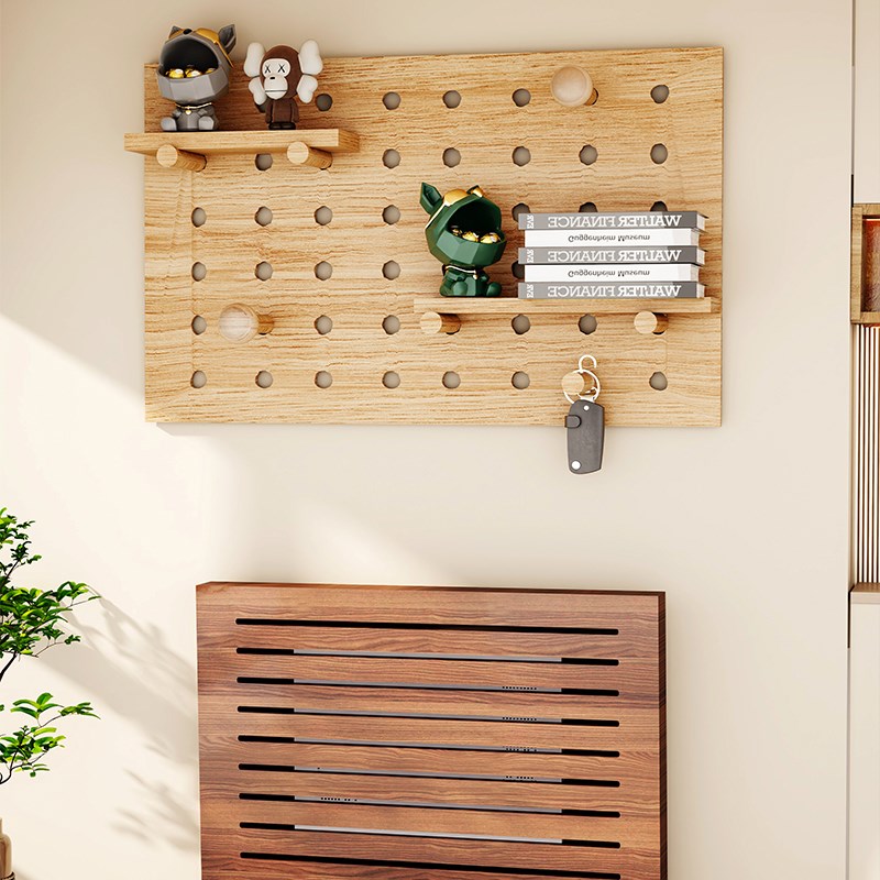 中式实木电表箱装饰画客厅餐厅电闸盖板配电箱弱电箱遮挡网线挂画