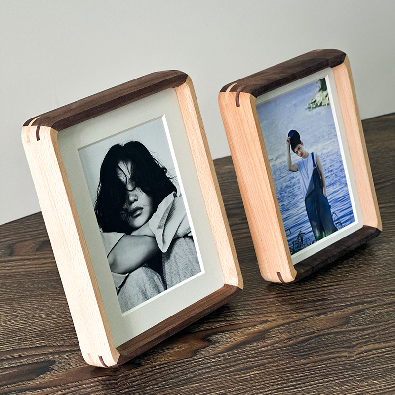 签名照收藏框摆台 亲签保护相框带无酸卡纸像框照相片冲洗装裱