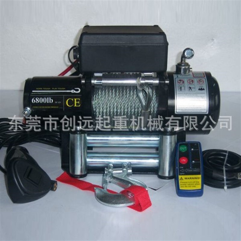 大量供应 12V 24V电动绞盘 电D动力H车用绞盘 车载吊机电动绞盘