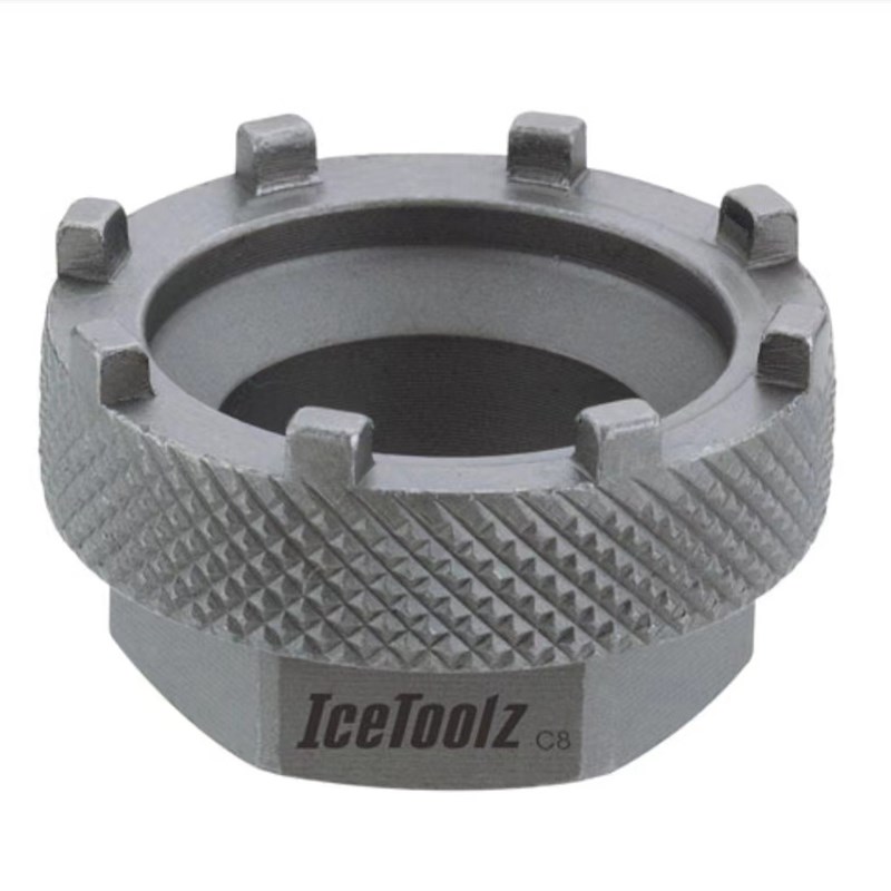 台湾立富Icetoolz拆卸中轴套筒 ISIS手动M八爪型 花键改装修车工