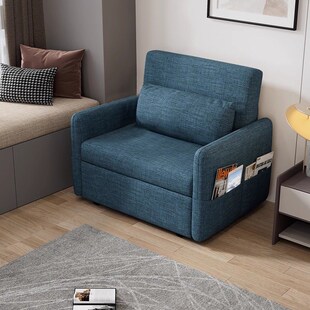 沙发床折叠两用2024新款 1米2单人小户型书房梳化床 X阳台多功能