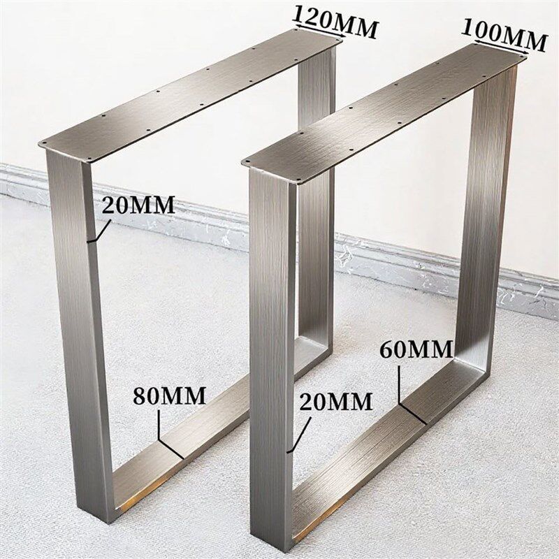 岛台桌腿桌脚不锈钢桌腿桌架吧台脚金属腿书桌脚餐桌腿吧台腿支架