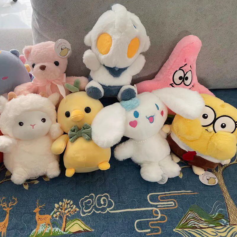 婚礼现场互动娃娃毛绒玩具婚庆抛洒小公仔娃娃机玩偶结婚礼品