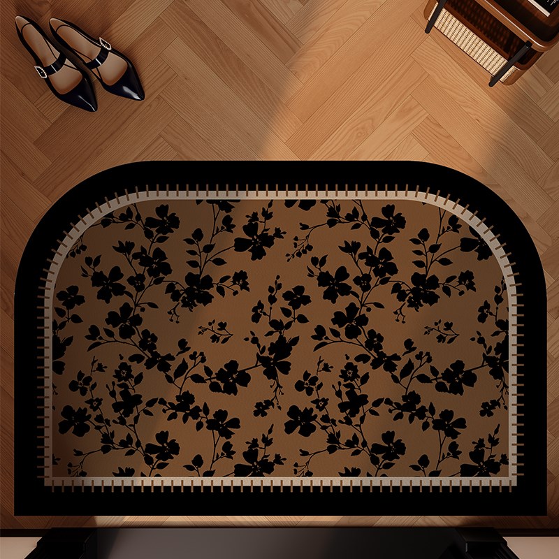 可裁剪入户门地垫2024新款pvc可擦免洗门垫皮革门口地毯耐脏防滑