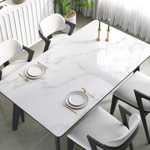pvc桌垫水玻璃仿大理石光滑易擦防污防水防烫现代简约茶Y几垫ins