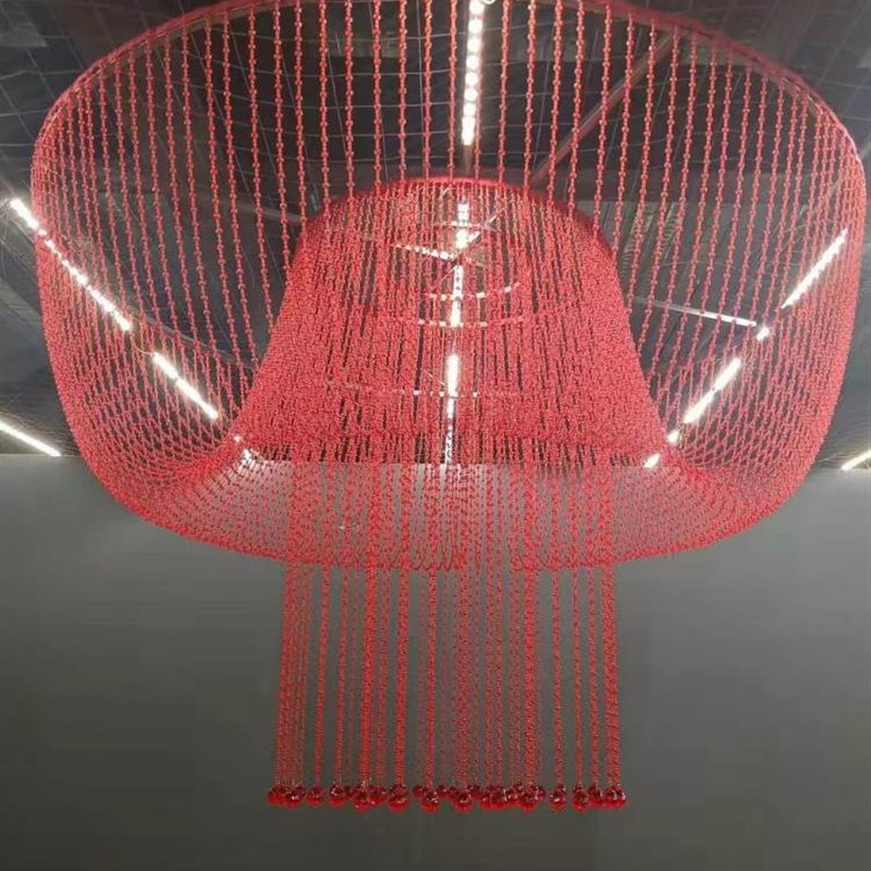 新款仿水晶亚克力珠帘婚庆路引婚礼吊顶挂件道具水晶梦装饰珠链