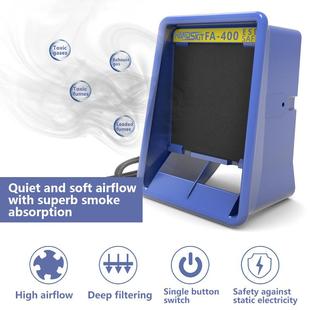 电焊烟雾吸收ED997烟雾提取器吸烟仪5件机活性过滤海绵套炭S装