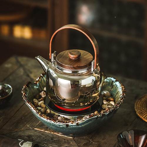 古舍电陶炉煮茶器专静用音家动用全自窑小型变围炉煮茶炉泡LRZ茶