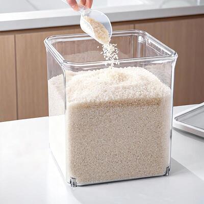真空ULI桶家米用大容带粉轮子防虫防潮食品级面收纳罐杂粮量桶储