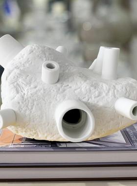 简约CSE现代手工样素烧花瓶厅桌板房干花摆件电视柜家居客面软装