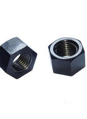 220六角本螺母碳钢04.8级NBN色六角21边高度101/2-12牙英制